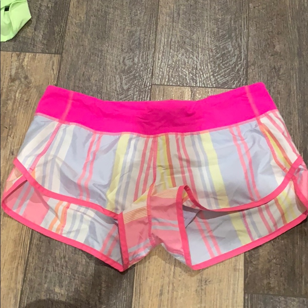 Lululemon striped shorts